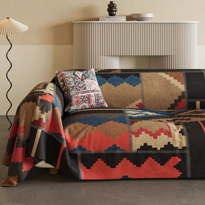 Sierra Sofa Cover - Southwestern Design, Durable Slipcover for Couches