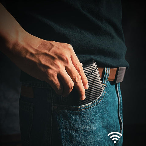 RFID Blocking Leather Card Holder with Theft-Proof Design | Compact Wallet for Daily Use