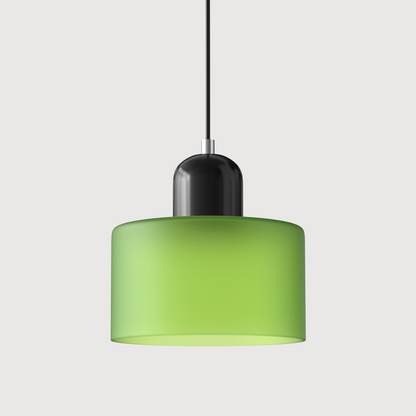 Glass Pendant Light Fixture with Adjustable Cord for Kitchen Island, Dining Room, and Living Room