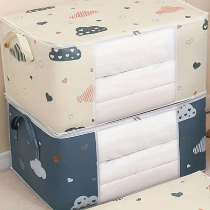 Kora Kids Storage Bag - Durable Cotton-Polyester Blend, Reinforced Handles