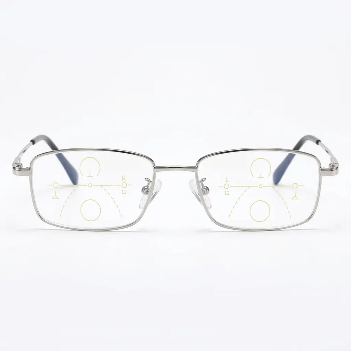 Multifocal Reading Glasses with Blue-Light Filter & Anti-Glare Coating for Reading, Screens & Distance Vision