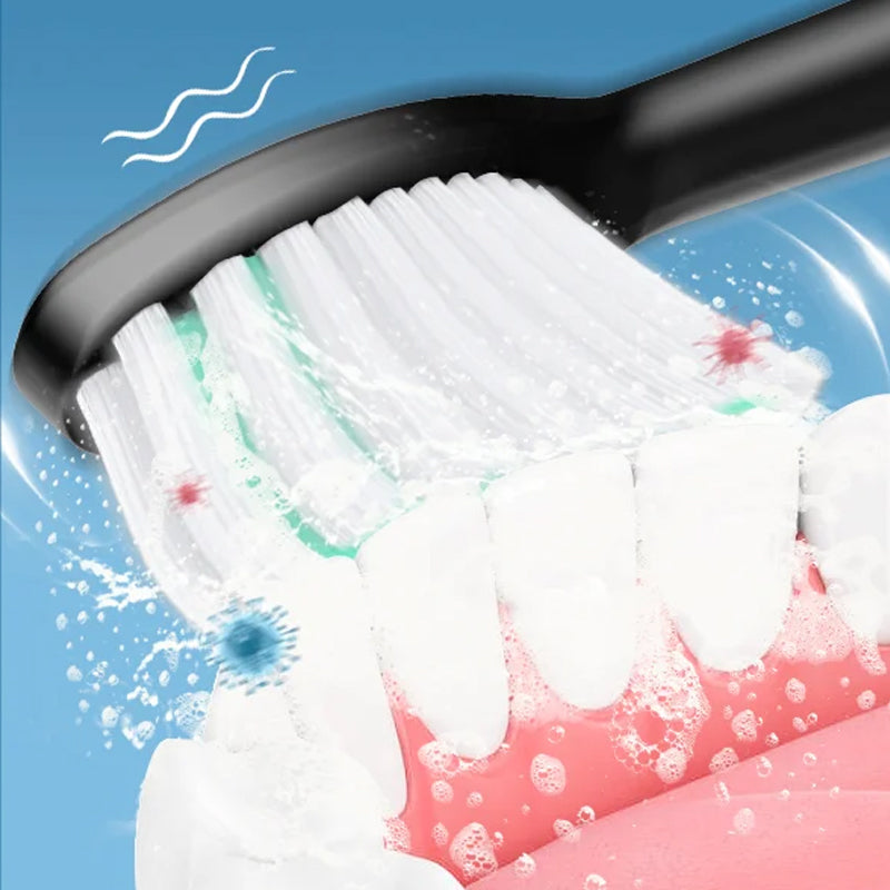 Rechargeable Sonic Toothbrush with 6 Cleaning Modes IPX7 Waterproof Electric Toothbrush 40000 VPM for Daily Oral Care Adults Dental Hygiene