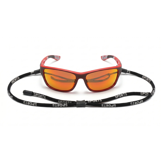 Wraparound Athletic Sunglasses with Polarized UV-Blocking Lenses for Running Cycling Hiking Men Women Outdoor Sports Eyewear