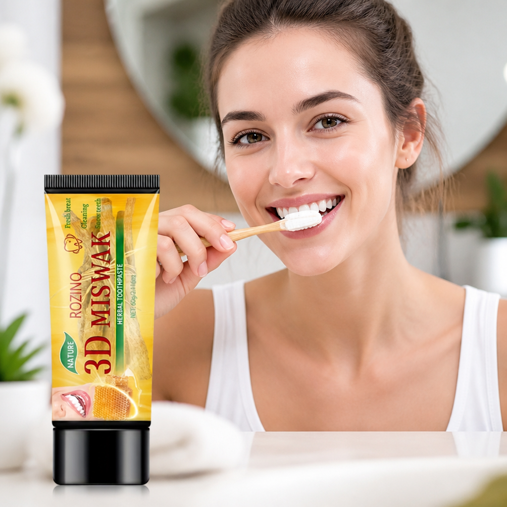 Miswak Herbal 10-Minute Whitening Toothpaste (60 g)