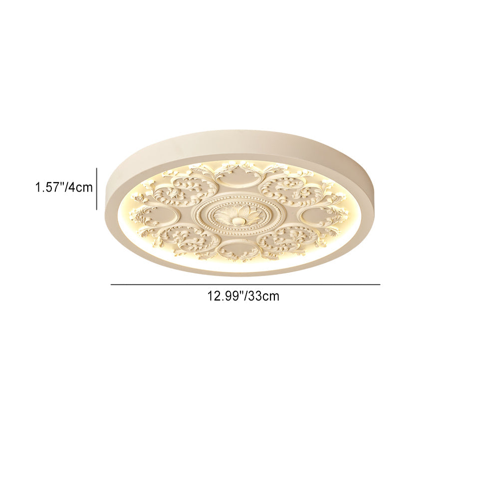 LED Ceiling Light Flush Mount with Remote Control Dimmable for Bedroom Living Room Low Profile