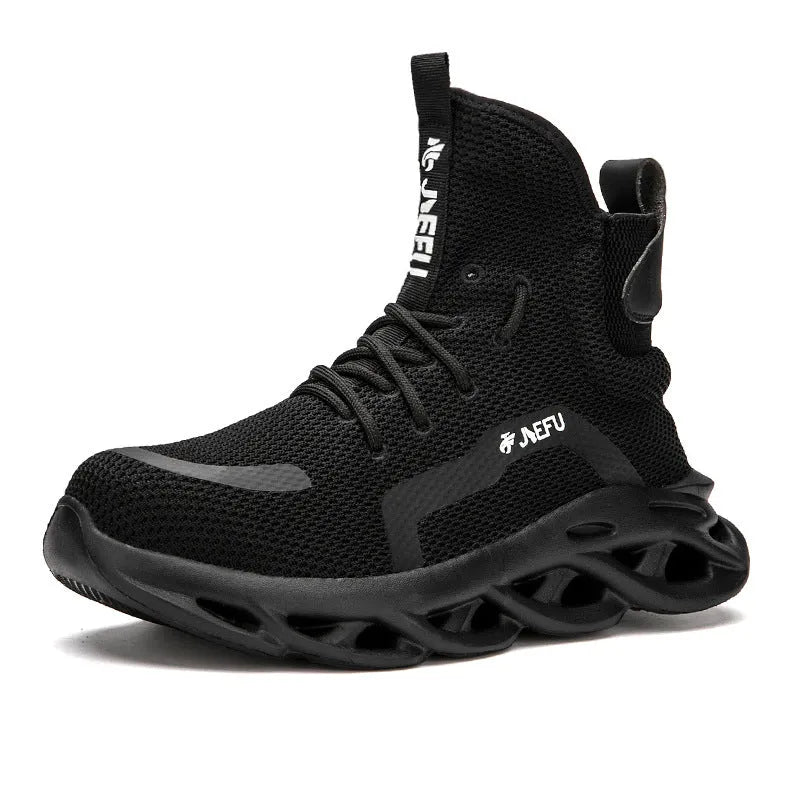 Steel Toe Safety Work Shoes for Men – Kevlar Midsole Protection, Lightweight Comfort for Construction, Warehouse & Industrial Jobs