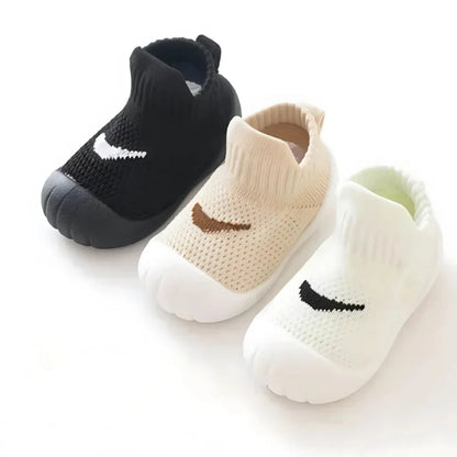 Non-Slip Soft Sole Baby Shoes for First Steps – Breathable Sock-Style Footwear for Crawling Infants and Toddlers 0-4 Years