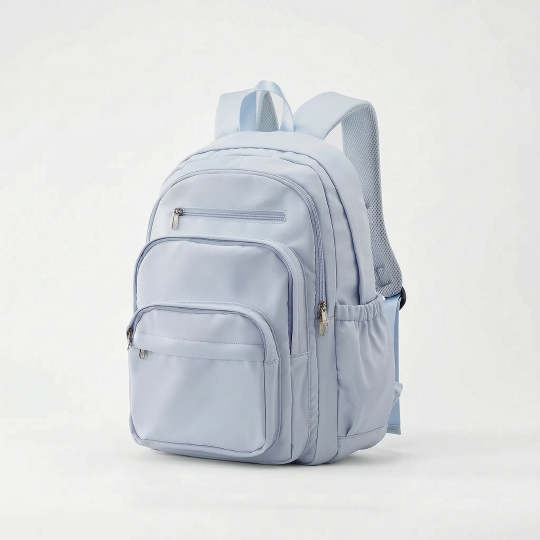 Multi-Compartment Student Backpack with Laptop Sleeve – Organized Travel Bag for School, College & Work