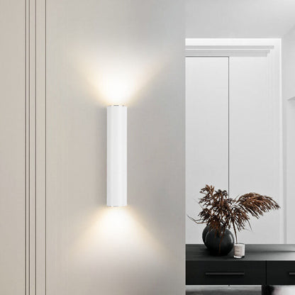 Sleek Aluminum LED Sconce 12-Inch Square Modern Fixture for Bedroom Living Room Study Hallway Task Reading Ambient Indoor Lighting