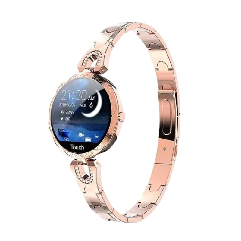 Smart Fitness Tracker Watch with Heart Rate Monitor, Sleep Tracking & Waterproof Design for Active Lifestyles