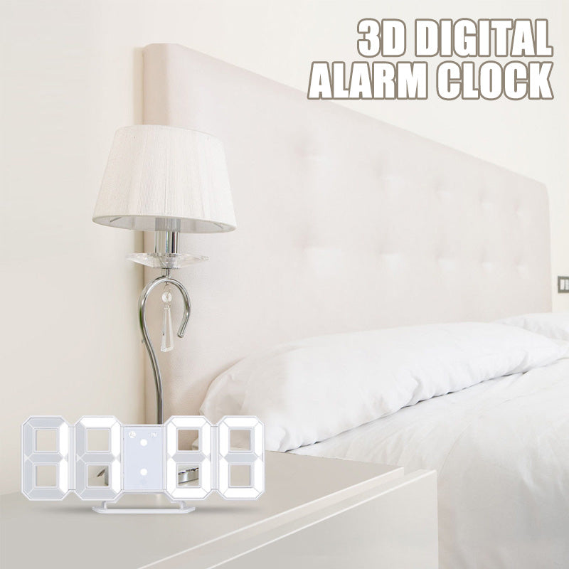 Digital LED Alarm Clock with Temperature Display & Color-Changing Backlight for Bedroom Desk