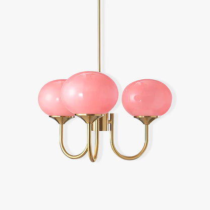 Multi-Globe Suspended Fixture Iron & Tinted Glass Shades E27 Socket for Kitchen Island Dining Area Living Space Bedroom Overhead Illuminatio