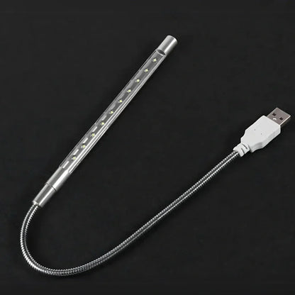 Flexible USB Desk Light with Adjustable Gooseneck Arm for Reading, Computer Work & Office Task Lighting