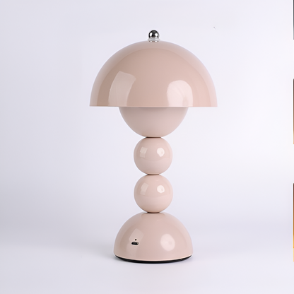 Cordless LED Nightstand Light with USB Charging, 11-Inch Sculptural Acrylic Glow for Bedroom, Desk, Reading Nook | Modern Ambient Portable L