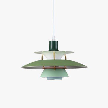 Tiered Metal Ceiling Fixture E27 Socket Mid-Century Style for Kitchen Island Dining Room Breakfast Nook Entryway Adjustable Hanging Light