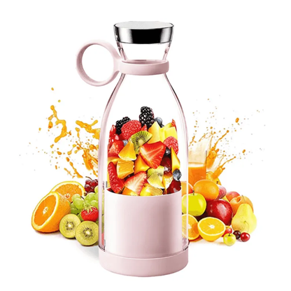 USB Rechargeable Personal Blender 17 oz Bottle for Protein Shakes Smoothies Juice Mixing On-The-Go Fitness Travel Home Office Workout