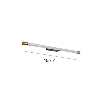 Linear LED Aluminum Light Bar 16-59 in Hardwired Fixture Dimmable 8W-36W Black Gold for Bedroom Living Room Hallway Mirror Bathroom Accent W