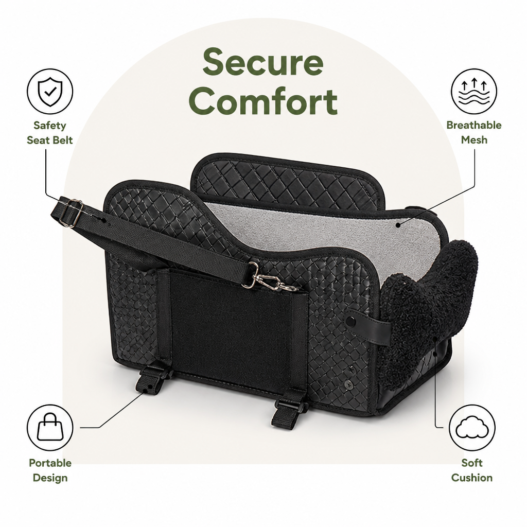Ortekor Breathable Mesh & Cushion Center Console Booster Seat