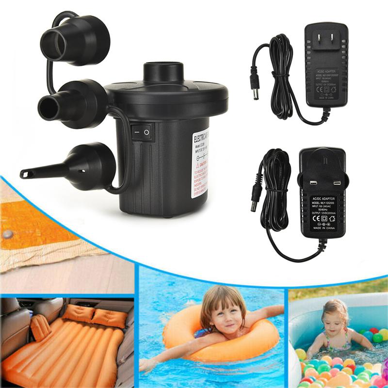 Ortekor AirLift | Mini Electric Air Pump with 3 Nozzle Sizes | Fast Inflation for Versatile Use
