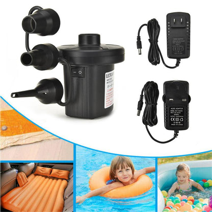 Ortekor AirLift | Mini Electric Air Pump with 3 Nozzle Sizes | Fast Inflation for Versatile Use