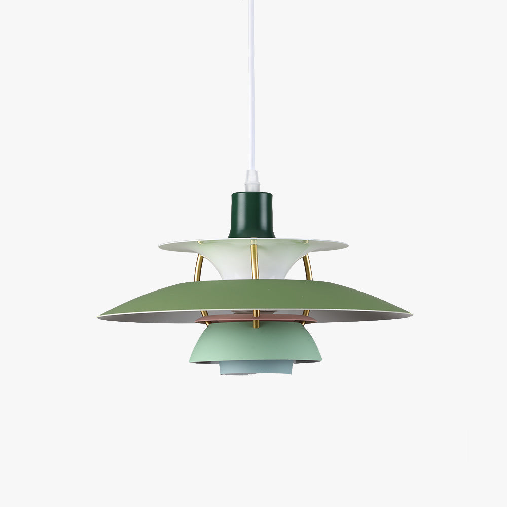Adjustable Cord Pendant Light with Metal Shade – Modern Drop Ceiling Fixture for Kitchen & Dining Room