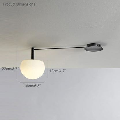 Multi-Globe Pendant Light Metal & Frosted Glass 47 Inch Adjustable White Fixture for Dining Room Kitchen Island Bedroom Modern Scandinavian