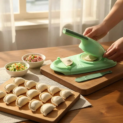 Dumpling Press Mold Maker Tool for Ravioli Empanadas Pierogi Potstickers Dough Pastry Shaping Kitchen Gadget 2 Sizes Home Cooking