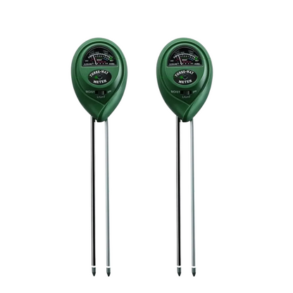 3-in-1 Soil Meter for Indoor & Outdoor Plants – Measures Moisture, Light & pH Levels for Healthy Growth | Garden Testing Tool for