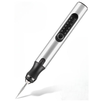 USB Rechargeable Precision Engraving Pen Tool with Adjustable Speed 5000-18000 RPM for Metal Glass Wood Jewelry DIY Craft Projects Quiet