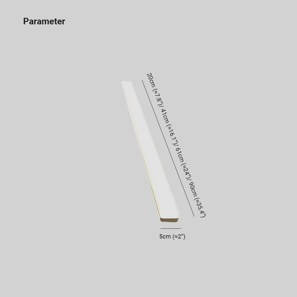 Modern LED Bathroom Vanity Light Bar White Acrylic Wall Sconce for Mirror Lighting IP44 Rated