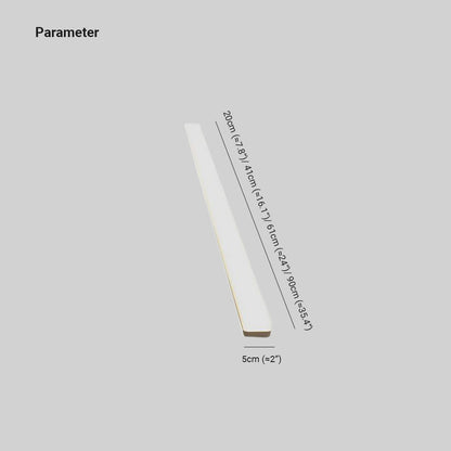 Modern LED Bathroom Vanity Light Bar White Acrylic Wall Sconce for Mirror Lighting IP44 Rated