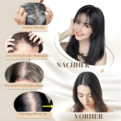 Clip-In Bangs Hairpiece with Side Swept Layers – Instant Fringe Look for Any Occasion | Natural Texture Heat Stylable