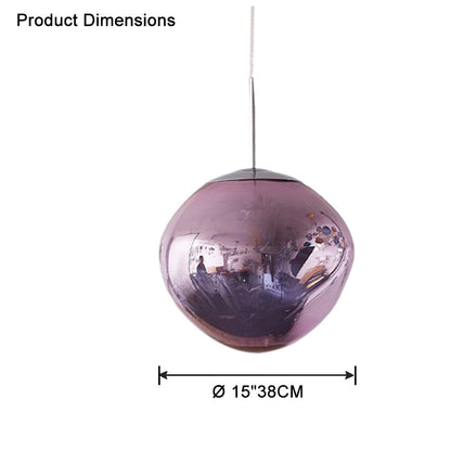 Acrylic Drip Pendant Light 6-15 Inch E27 Socket Warm Glow Adjustable Ceiling Fixture Kitchen Island Dining Table Bedroom Bar Restaurant