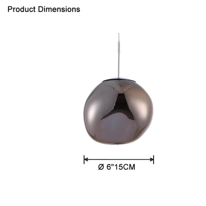 Acrylic Drip Pendant Light 6-15 Inch E27 Socket Warm Glow Adjustable Ceiling Fixture Kitchen Island Dining Table Bedroom Bar Restaurant