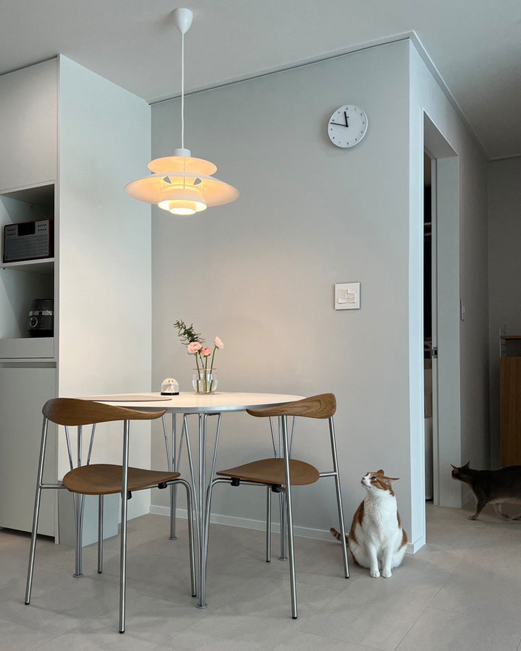 Tiered Metal Shade Hanging Light E27 Socket for Dining Room Kitchen Island Modern Scandinavian Drop Ceiling Fixture