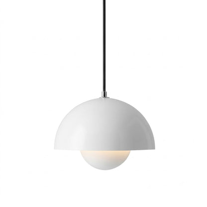 Hanging Planter Light Fixture with Built-In Pot for Indoor Plants & Modern Scandinavian Farmhouse Decor
