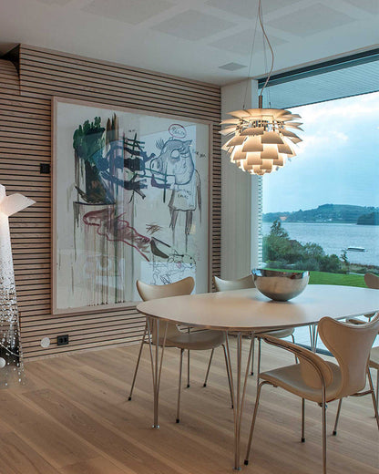 Layered Metal Fixture 19 in Wide Warm White E27 Socket Adjustable Height Kitchen Island Dining Room Cord Suspended Overhead Lighting Texture
