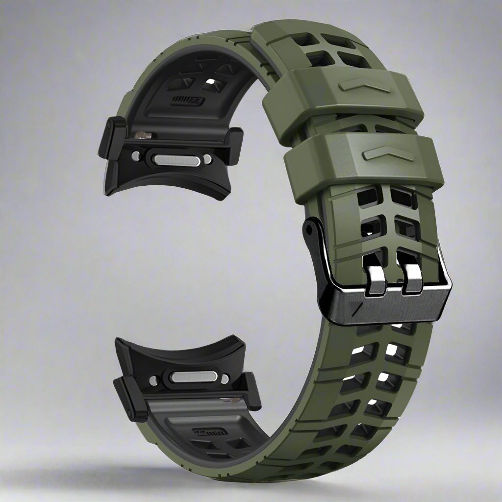 Flexible Silicone Galaxy Watch Ultra Band – Sport Strap for 47mm Ultra, Ultra 2 & 2025 Models – Adjustable Buckle Replacement Wristband