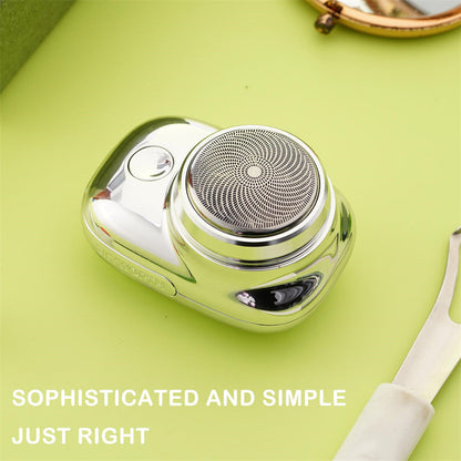 Compact USB Rechargeable Travel Shaver for Men with Cordless Design & Portable Carry Case for Business Trips & Gym