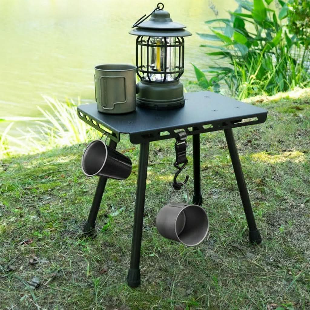TACTITABLE – Portable Folding Camping Stool Table