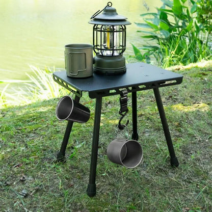 TACTITABLE – Portable Folding Camping Stool Table