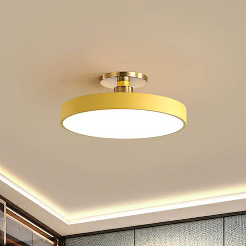 LED Ceiling Light Modern Acrylic Flush Mount for Kids Bedroom Nursery Playroom Round Minimalist Design 12 16 20 24 Inch Diameter Options