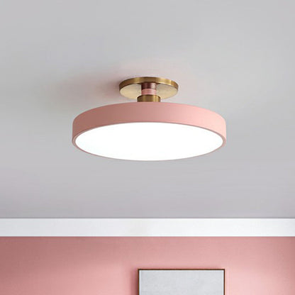 LED Ceiling Light Modern Acrylic Flush Mount for Kids Bedroom Nursery Playroom Round Minimalist Design 12 16 20 24 Inch Diameter Options