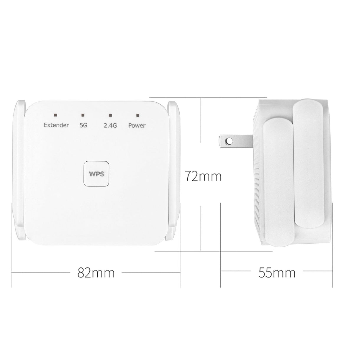 Wireless Signal Booster with Dual-Band Technology for Whole-Home Coverage | Extends Range up to 300 Mbps | Works with All Routers