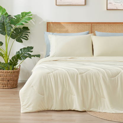 Ultra Cooling Comforter | Double-Sided Design with Advanced Fabric Technology | Lightweight for Year-Round Comfort