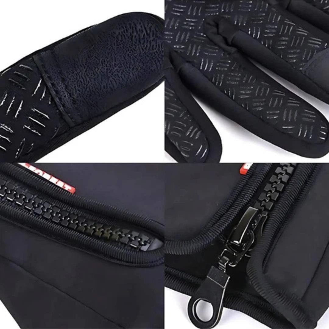 Insulated Winter Gloves Touchscreen Compatible Anti-Slip Palm Adjustable Cuff for Skiing Snowboarding Cycling Hiking Cold Weather Outdoor Sp