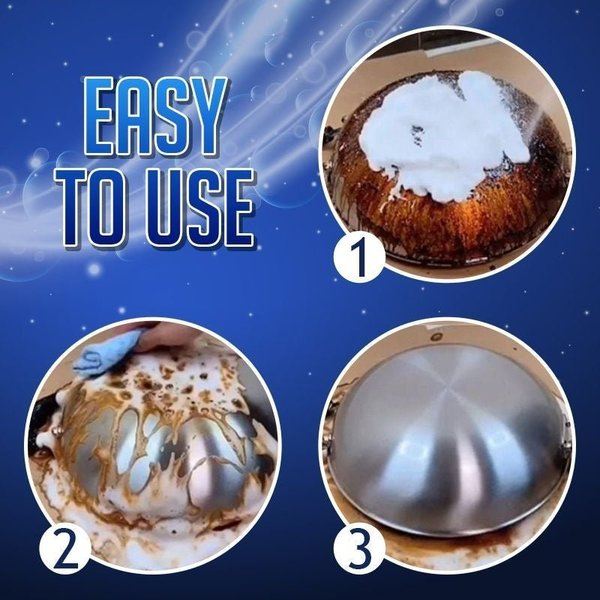 Multi-Surface Foaming Degreaser Spray for Kitchen Grease & Tough Stains – No-Rinse Formula for Cookware, Counters & Appliances