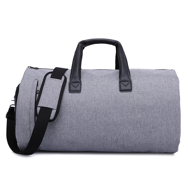 Convertible Garment Duffel Bag with Shoe Compartment for Business Travel & Weekends, Hanging Suit Carrier