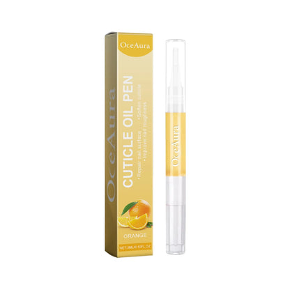 3-in-1 Cuticle Oil Pen with Brush Applicator for Nail Strengthening & Hydration, Softens Dry Cuticles, Brightens Nails