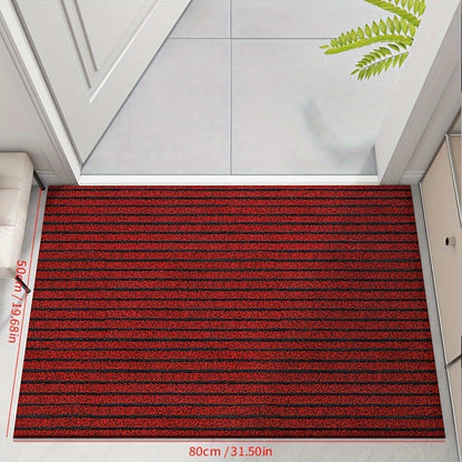 All-Weather Outdoor Door Mat 70% Polyester Heavy Duty Entryway Rug Indoor Outdoor Use Front Door Back Patio